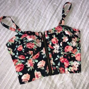 Floral Bustier